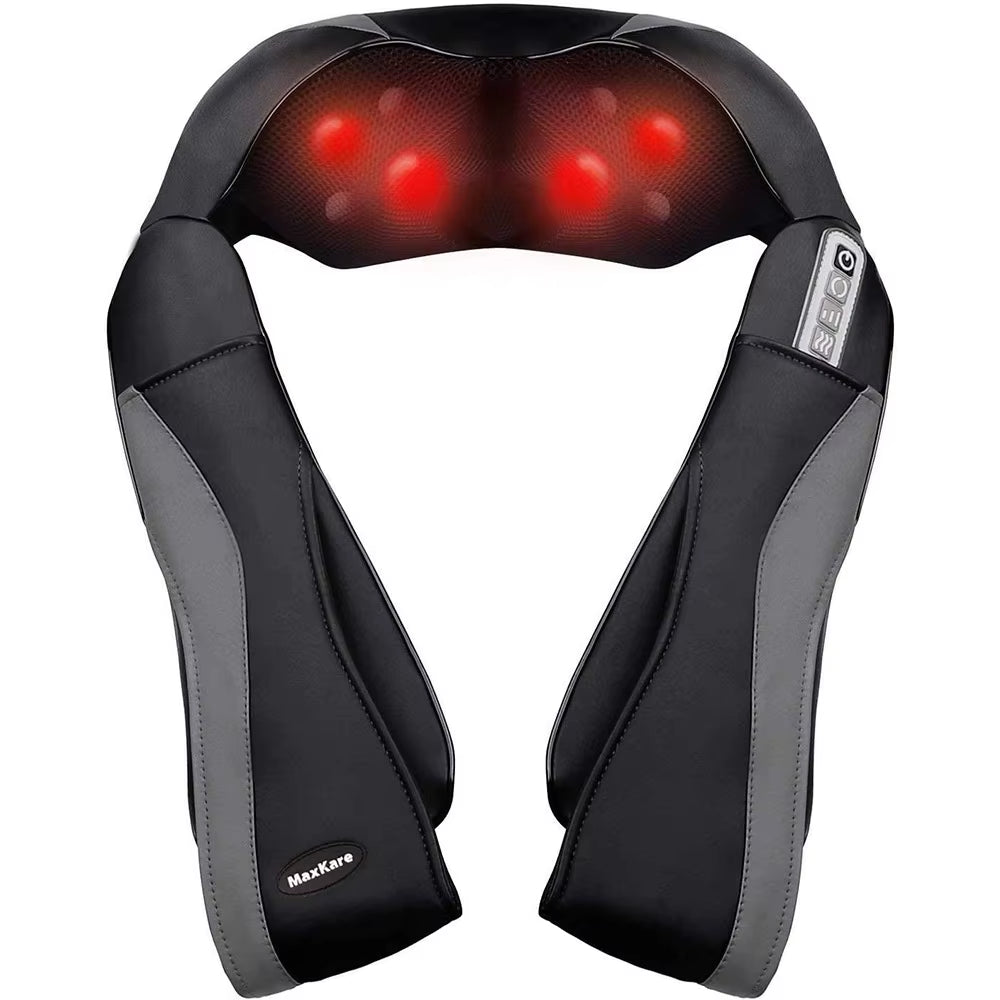 Neck and Back Massager with Heat,Electric Deep Tissue Kneading Massage Pillow for Shoulder, Back and Neck, Muscl